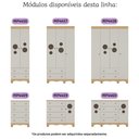 Ver imagem 7 de Berço Americano 3 em 1 com Cômoda 2 Portas 4 Gavetas Suspiro Multimóveis Mp4714