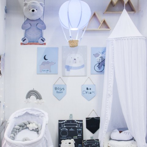 Dossel Tenda Popom Branco