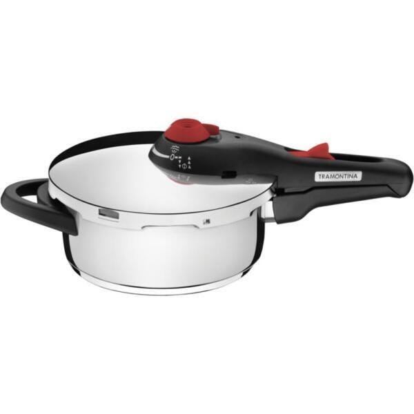 Panela De Pressão Tramontina Para Fogão De Indução 3L Inox | MadeiraMadeira