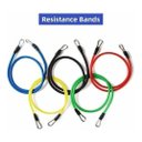 Ver imagem 2 de Kit Elástico Para Treino Exercícios Malhar Musculação Casa