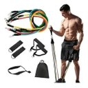Ver imagem 1 de Kit Elástico Para Treino Exercícios Malhar Musculação Casa