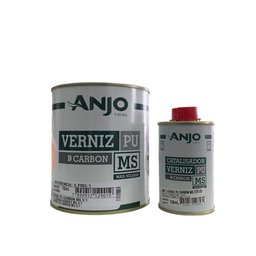 Verniz 750ml Pu Carbon Ms Bi Catalisador 150ml Componente 5:1 Anjo Tintas - 1
