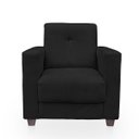 Ver imagem 4 de Kit Poltrona Cadeira para Sala Confortável Reforçada Veneza Suede