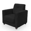 Ver imagem 6 de Kit Poltrona Cadeira para Sala Confortável Reforçada Veneza Suede