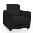 Ver imagem 5 de Kit Poltrona Cadeira para Sala Confortável Reforçada Veneza Suede