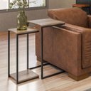 Ver imagem 2 de Kit Mesa Lateral e Apoio Decorativa Aurora Demolição Preto