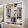 Closet Casal Clarice 4 Gavetas Carioca Móveis Branco - 6
