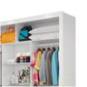 Closet Casal Clarice 4 Gavetas Carioca Móveis Branco - 4