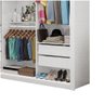 Closet Casal Clarice 4 Gavetas Carioca Móveis Branco - 5