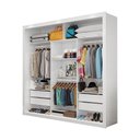 Ver imagem 1 de Closet Casal Clarice 4 Gavetas Carioca Móveis Branco