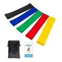 Ver imagem 1 de Kit 5 Faixas Elásticas Thera Band com 5 Níveis Fisioterapia