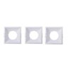 Kit 3 Spot Embutir para Espelho Banheiro Quadrado Mr16 Ace95 - 1