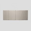 Ver imagem 2 de Cabeceira Box Casal Liz 140cm Estofada Linho Premium Painel de Parede:Areia