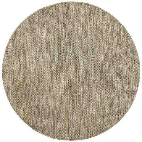 Tapete São Carlos Sisal Sintético Redondo New Boucle Palha 1,90