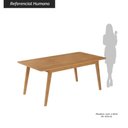 Ver imagem 4 de Mesa de Jantar 6 Lugares 180cm Retangular Retrô Multimóveis Crjcm-MES001 Cinamomo