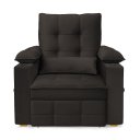 Ver imagem 5 de Poltrona do Papai Reclinável Retrátil Thor Veludo Marrom - Loja Sheep