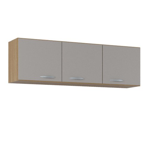 Armário Aéreo de Cozinha 120cm 3 Portas Classic - Poquema