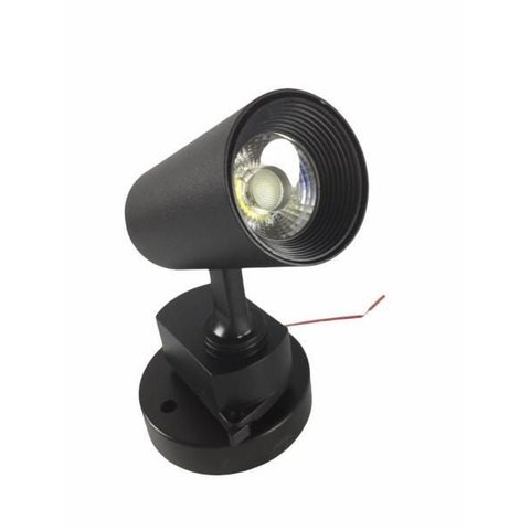 Luminária Spot Led Trilho 10w Preto Frio 6000k