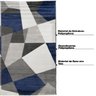Tapete Decorativo Sala de Estar Hamilton 300x400 Cinza/Azul - Gran Belo - 3