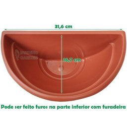 Kit 45 Und Vasinho Medio Parede Ceramica Horta Tempero Cacto - 4