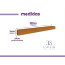 Ver imagem 5 de Rack Suspenso Nicho 3 Portas Línea Cedro para Painel ou Tv até 75 Polegadas 2.0