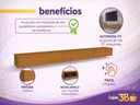 Ver imagem 4 de Rack Suspenso Nicho 3 Portas Línea Cedro para Painel ou Tv até 75 Polegadas 2.0