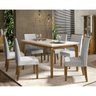 Mesa de Jantar Zema para 6 Lugares Demolição / Off White 1,70x0,90 Ool - 8