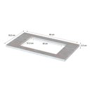 Ver imagem 3 de Módulo Cozinha Henn Americana Tampo 80cm P/ Cooktop Nature