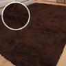 Tapete Shaggy para Sala Felpudo 140x100cm Tabaco Casu - 2