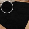 Tapete Shaggy para Sala Felpudo 200x240cm Preto Casu - 2