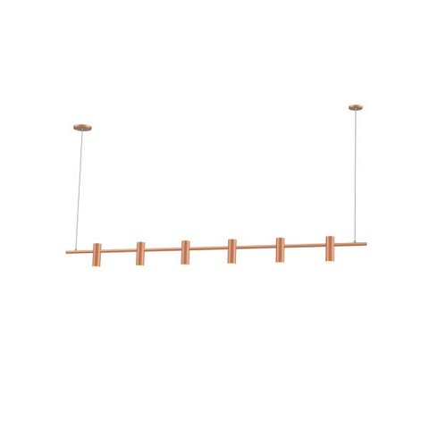 Pendente Luminária Kristin Tubo/ Cilindro - Cobre
