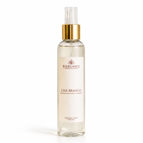 Home Spray Chá Branco 200 Ml Aromatizador de Ambientes | Perfume para Casa Ellegance Aromas