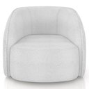 Ver imagem 4 de Kit Sofá 4 Lugares Eron 288cm com Poltrona Giratória Angelina M03 Bouclê Branco - Lyam Decor