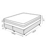 Cama Box Queen 158x198cm Strong One Face D45 Hellen Colchões - 5