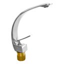 Ver imagem 2 de Torneira Monocomando de Luxo para Pia Lavabo Half Moon - Cromada