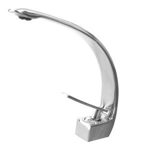 Torneira Monocomando de Luxo para Pia Lavabo Half Moon - Cromada
