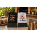 Ver imagem 1 de Kit Pano de Pratos 2 Peças - Cantinho do Churrasco