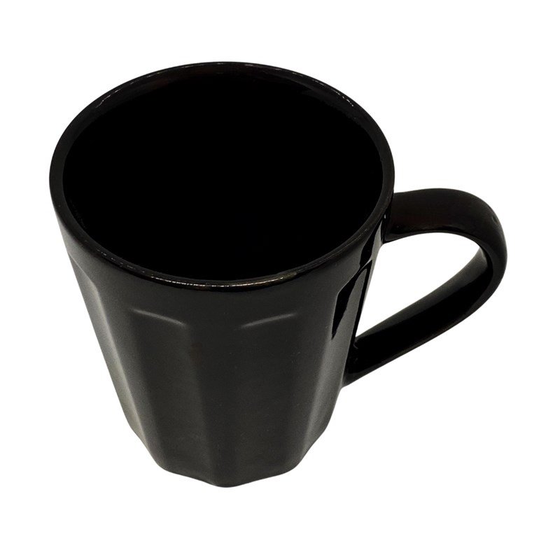 Caneca Canelada Preto Rr 901 - 2