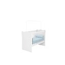 Ver imagem 2 de Quarto Infantil Guarda Roupa Infantil, Cômoda e Berço Branco - Fdecor