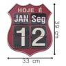 Calendário Decorativo de Parede Vintage Retrô Flip 40cm - 2