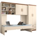 Ver imagem 1 de Quarto Infantil Chiara 4 Portas 2 Gavetas MDP Off White Phoenix Baby
