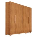 Ver imagem 1 de Guarda-Roupa Casal 100% MDF 6 Portas e 2 Gavetas com Pés 180cm Multimóveis CR35507 Madeirado