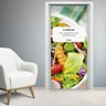 Adesivo Para Porta Para Nutricionista Lembrete De Ser Saudável- 73X210Cm - 2