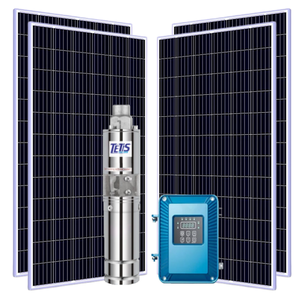 Kit Bomba Submersa Solar 500W Até 110m ou 13.280L/dia
