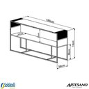 Ver imagem 2 de Aparador C/nicho - Hanover / Preto 27900