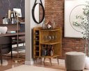 Ver imagem 2 de Adega De Canto Malbec Cor Freijó - Comprar Moveis Em Casa