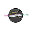 Ver imagem 7 de Pendente Cloud Globo Preto Vidro 45cm Studioluce PD1497 ST2431