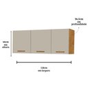 Ver imagem 3 de Armário Aéreo Quartzo Cozinha Mizza Decor