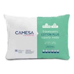 Travesseiro Cotton Plus 180 Fios Suporte Medio - 1