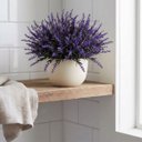 Ver mais imagens de 9 Lavandas Artificial Decorativa 38cm Acabamento Realista para Casa e Escritório
